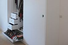 Internal section of fitted wardrobes