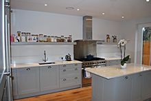 High quality bespoke kitchen designed and built by Samuel Edgar